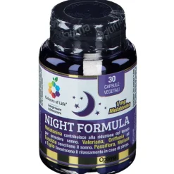 Optima Night Formula 30 Capsule Vegetali - Integratore Sonno