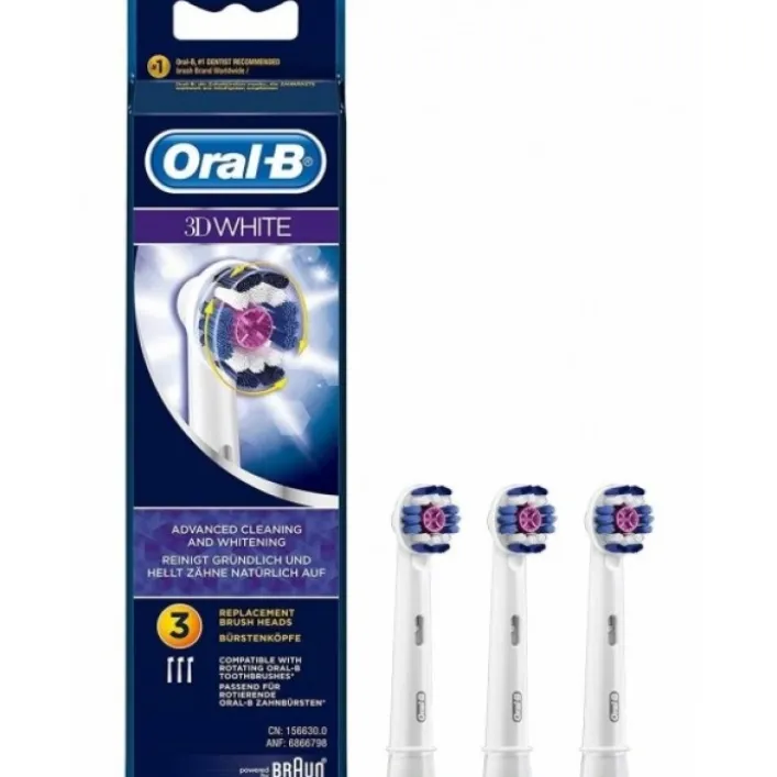 Oral-B 3D White Testine di Ricambio 3 Pezzi
