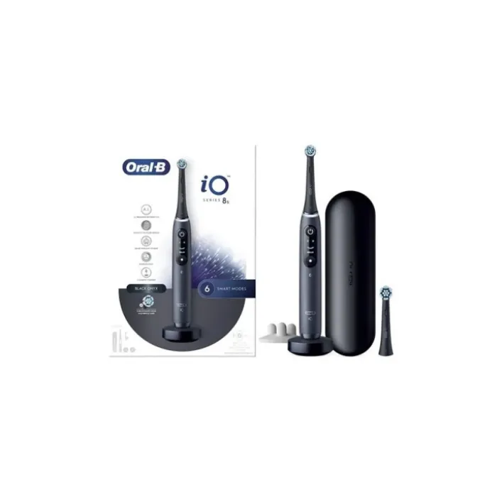 Oral-B iO Serie 8 Spazzolino Elettrico Black + 2 Testine