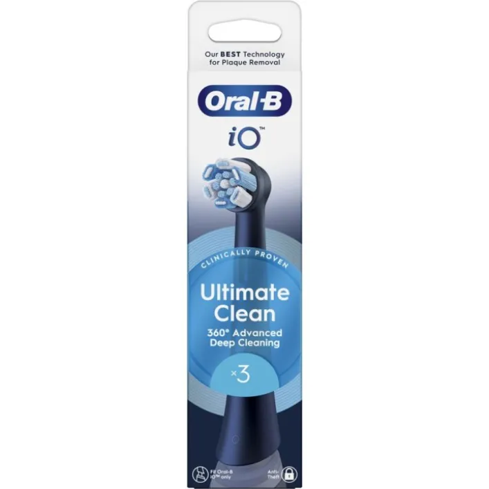 Oral-B Io Testine Ricambio Nere 3 pezzi