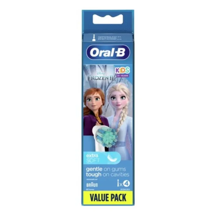 Oral-B Ricarica Spazzolino Elettrico Frozen 4 Testine