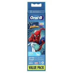 Oral-B Ricarica Spazzolino Elettrico Spiderman 4 Testine