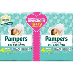 Pampers Baby Dry Maxi Pannolini Taglia 4 da 7 - 18 kg 36 pezzi