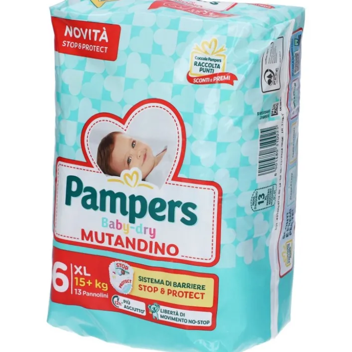 Pampers Baby Dry Mutandino XL taglia 6 13 pezzi