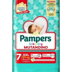 Pampers Baby Dry Mutandino XXL 17kg+ 13 pezzi