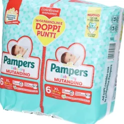 Pampers Baby Dry Pannolino Mutandina Xl Duo Downcount 28 pezzi