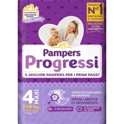 Pampers Progressi Maxi Taglia 4 22 pezzi