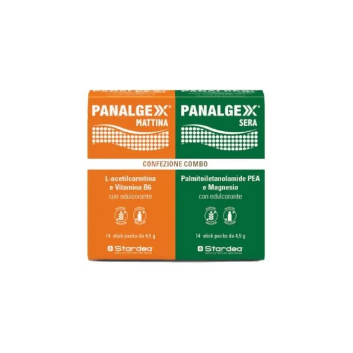 Panalgexx Combo Mattina 14 stick + Sera 14 stick - Integratore Alimentare