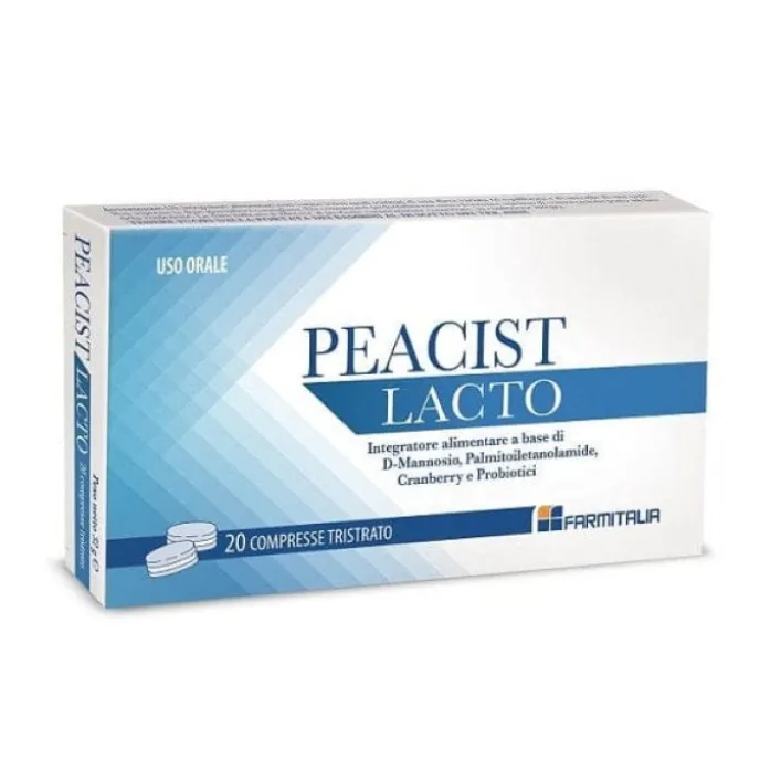 Peacist Lacto 20 compresse - Integratore Benessere Vie Urinarie