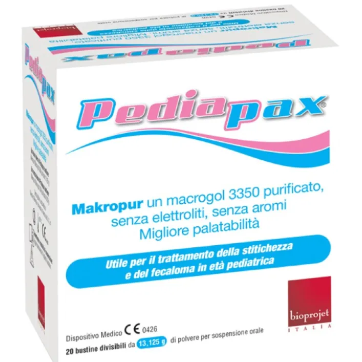 Pediapax Polvere Contro la Stitichezza 20 Bustine