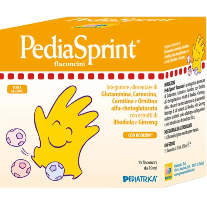 Pediasprint 15 Flaconcini - Integratore per Spossatezza