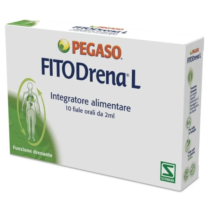 Pegaso Fitodrena L 10 Fiale - Integratore Drenante