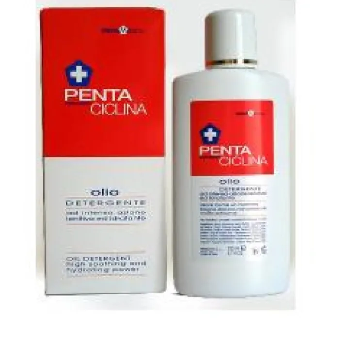 Pentaciclina Olio Detergente Lenitivo ed Iratante per Pelli Secche 200 ml