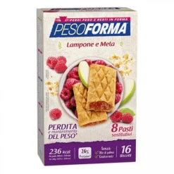 Pesoforma Biscotto Lampone e Mela 16 pezzi