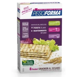 Pesoforma Crackers Sesamo 240 grammi