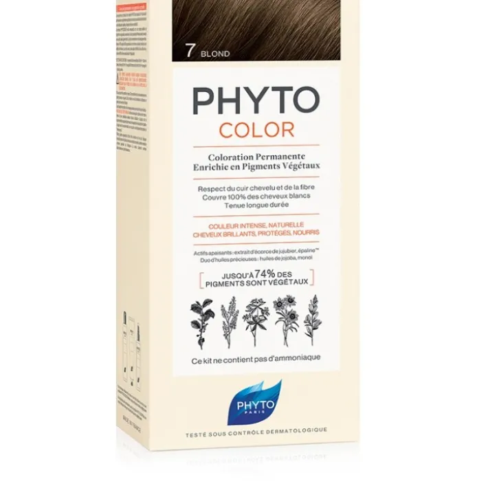 Phytocolor 7 Biondo - Tintura Permanente per Capelli