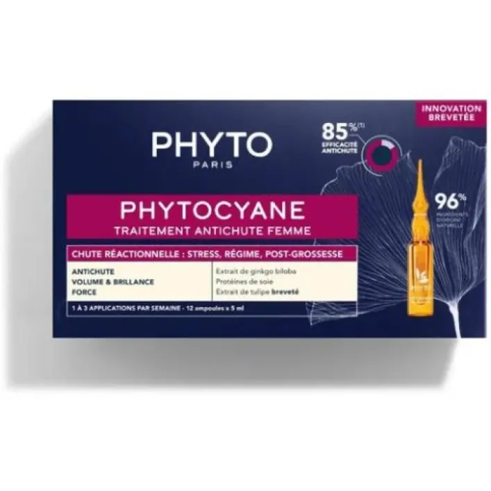 Phytocyane Fiale Trattamento Anticaduta Donna 12 x 7,5 ml