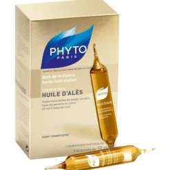 Phyto Huile d'Ales Olio Luminosita' Alta Idratazione Capelli Secchi 5 Fiale 10 ml