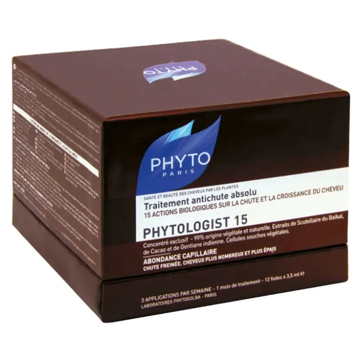 Phytologist 15 Trattamento Anticaduta Globale 12 Fiale