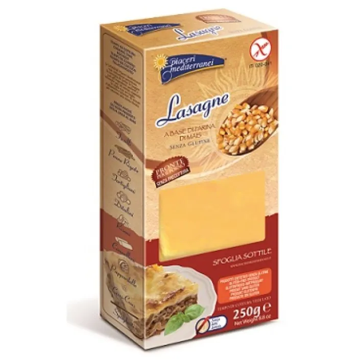 Piaceri Mediterranei Pasta Mais Lasagne Senza Glutine 250 grammi