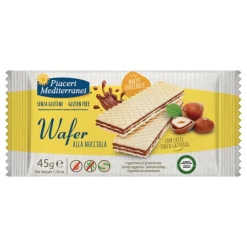 Piaceri Mediterranei Wafer Nocciola 45 grammi