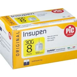 Pic Ago Insupen Original G30 8 mm 100 Aghi