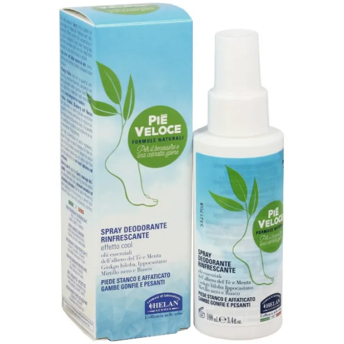 Pie' Veloce Spray Deodorante Rinfrescante Piedi 100 ml