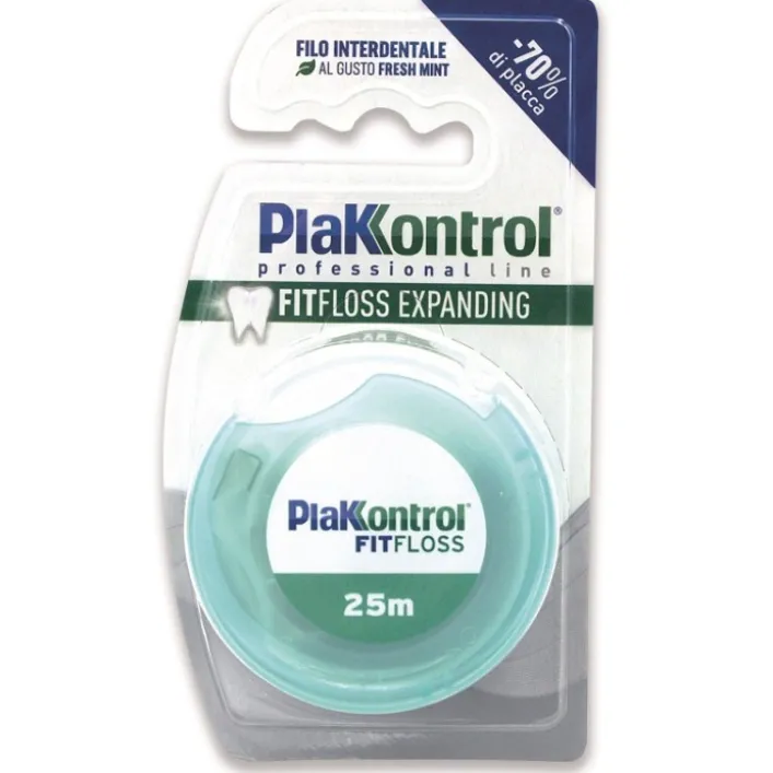Plakkontrol Fit Floss Filo Interdentale 25 metri
