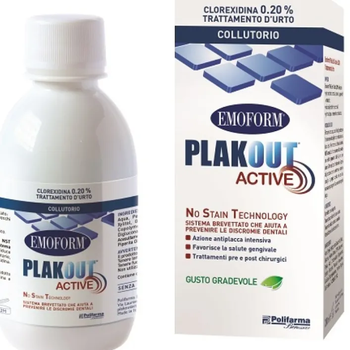 Plak Out Active Collutorio 0,20% Clorexidina 200 ml