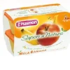 Plasmon Omogeneizzato Sapori di Natura Mela e Banana 4 x 100 grammi