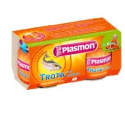 Plasmon Omogeneizzato Trota con Verdure 2 x 80 grammi