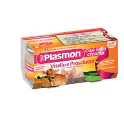 Plasmon Omogeneizzato Vitello e Prosciutto 4 x 80 grammi
