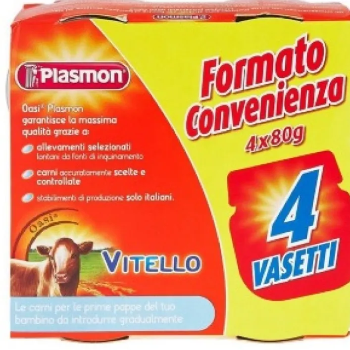Plasmon Omogeneizzato Vitello 4 x 80 grammi