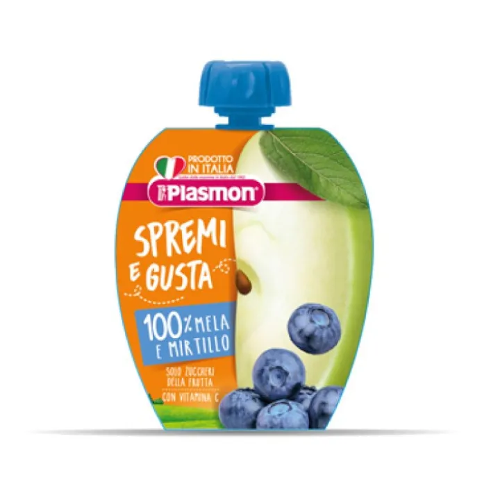 Plasmon Spremi e Gusta Mela e Mirtillo 100 ml