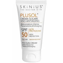 Plusol Crema Solare SPF 50+ Protezione Viso 50 ml