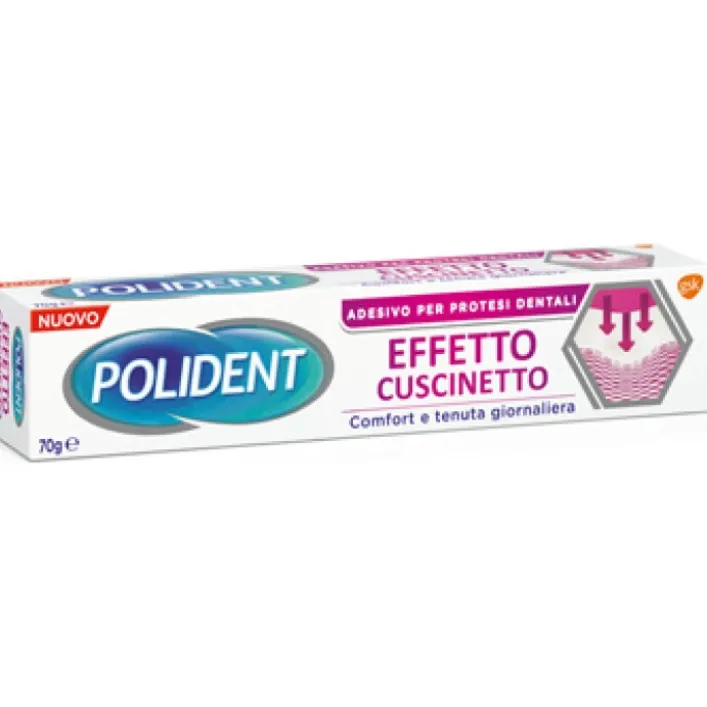 Polident Effetto Cuscinetto Adesivo Protesi Dentaria 70 grammi