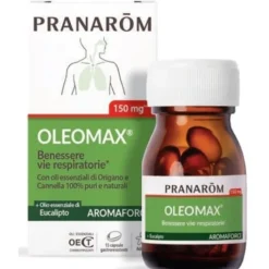 Pranarom Oleomax 15 capsule - Integratore Benessere Respiratorio