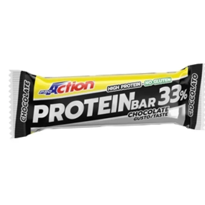 ProAction Protein Barretta Cioccolato 33% 50 grammi