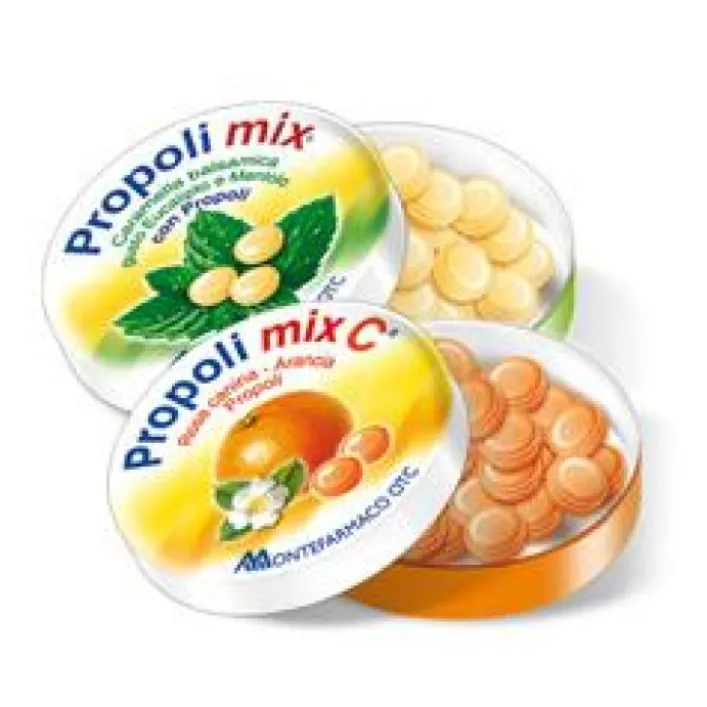 Propoli Mix 30 Caramelle Balsamiche Gusto Arancia
