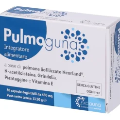 Pulmoguna 30 capsule - Integratore Benessere Vie Respiratorie