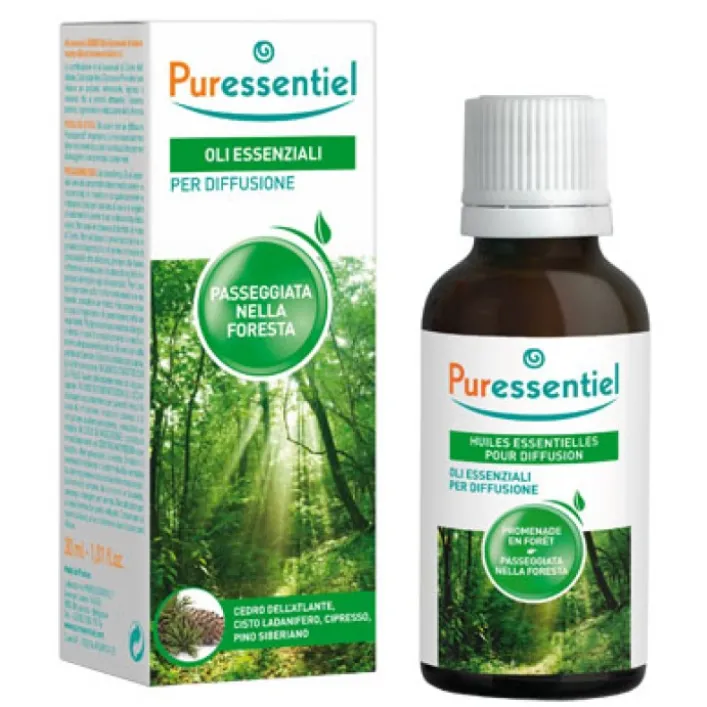 Puressentiel Oli Essenziali per Diffusore Miscela Passeggiata nella Foresta 30 ml