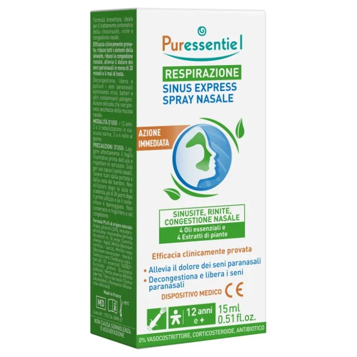 Puressentiel Sinus Express Spray Nasale 15 ml