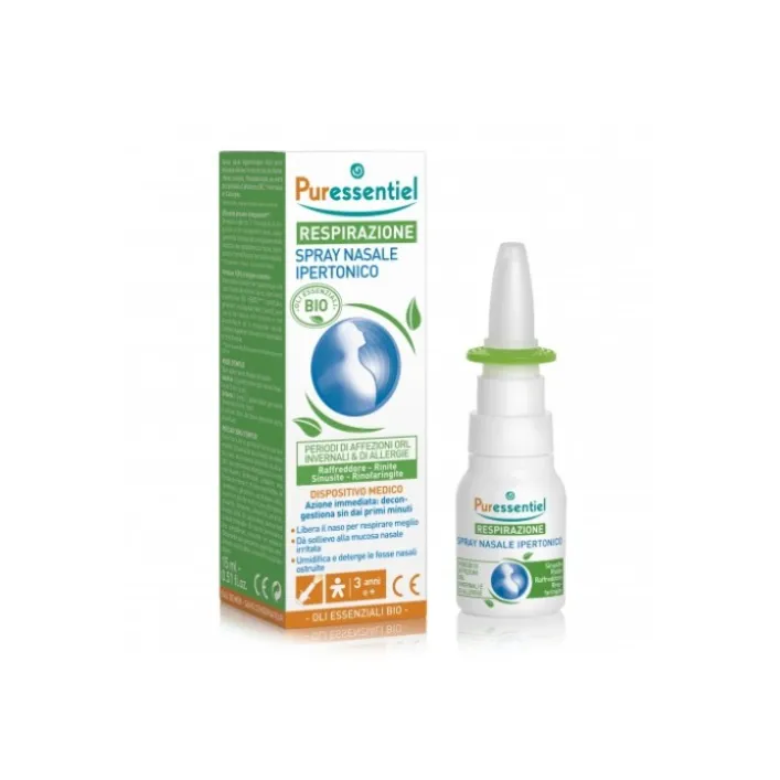 Puressentiel Spray Nasale Ipertonico Bio 15 ml