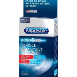 Rapid White Kit Strisce Sbiancanti 8 pezzi + Dentifricio