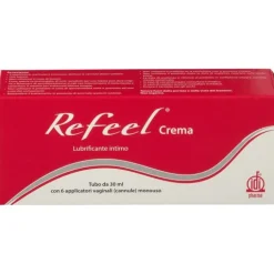 Refeel Crema Lubrificante Vaginale Tubo 30 ml + 6 Cannule