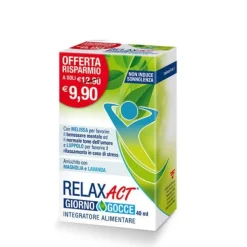 Relax Act Giorno Gocce 40 ml -Integratore Umore e Benessere Mentale