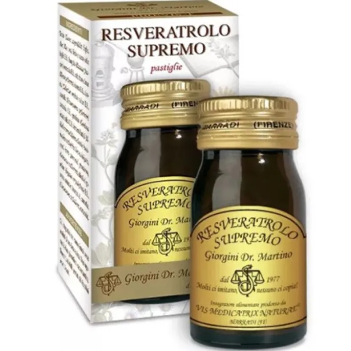 Resveratrolo Supremo 60 Pastiglie Dr. Giorgini - Integratore Antiossidante