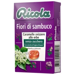 Ricola Fiori Sambuco Caramelle Senza Zucchero 50 grammi