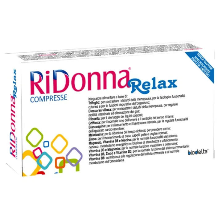 Ridonna Relax 30 Compresse - Integratore Menopausa