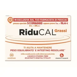 Riducal Grassi 30 Compresse - Integratore Alimentare